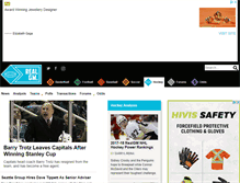 Tablet Screenshot of hockey.realgm.com
